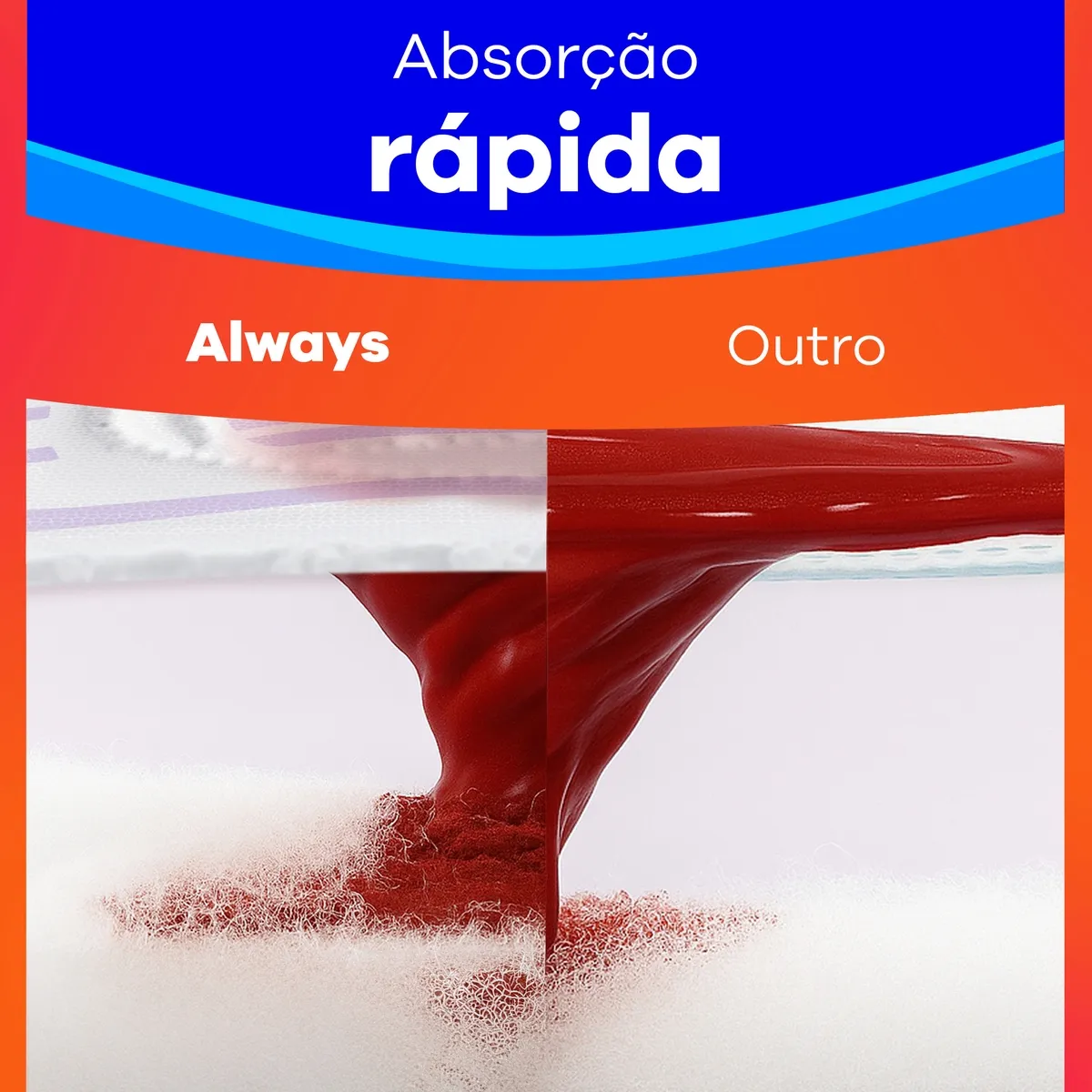 Absorvente Always Dia Seca com Abas Fluxo Médio 16 Unidades — foto 2
