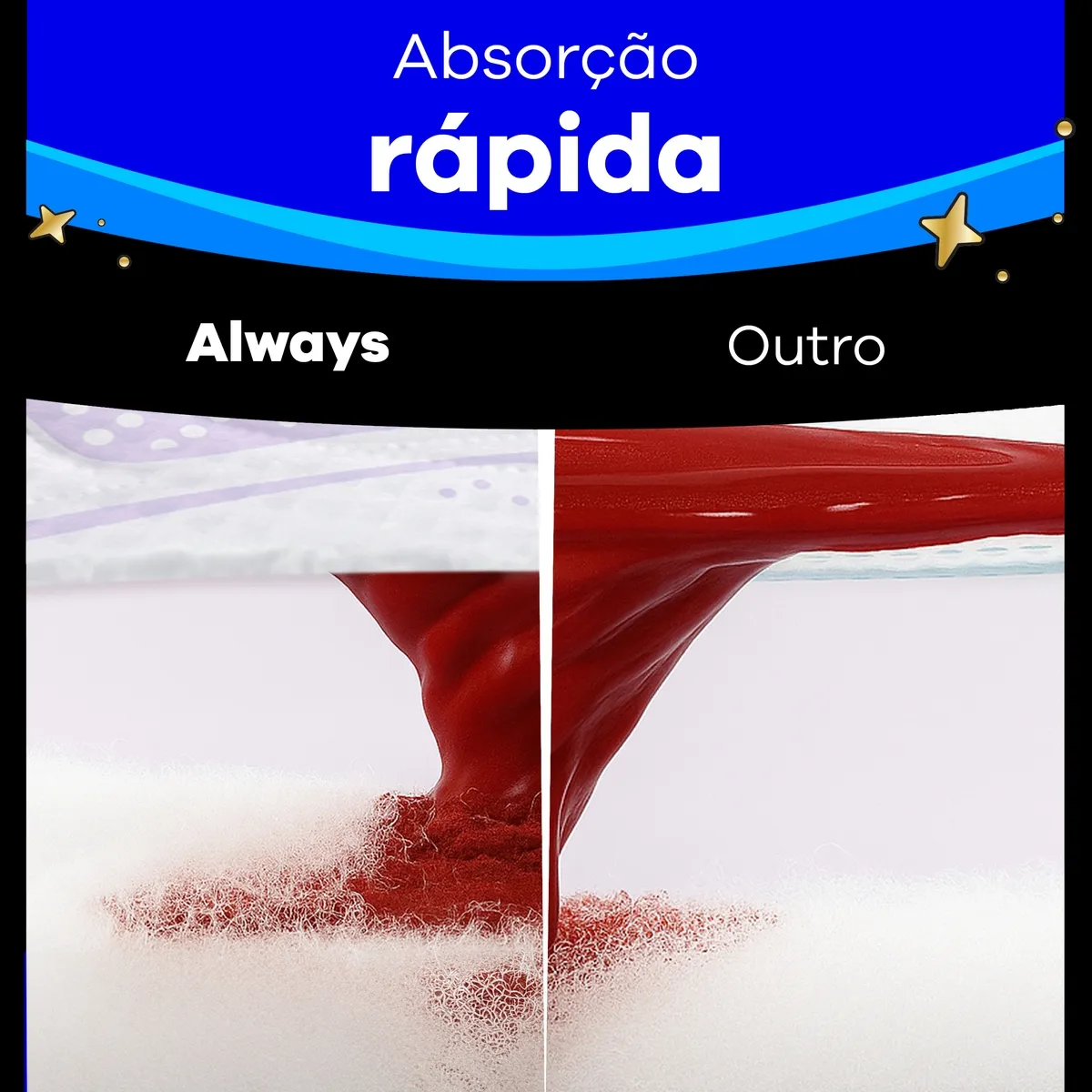 Absorvente Always Noite Seca com Abas Fluxo Intenso 16 Unidades — foto 2