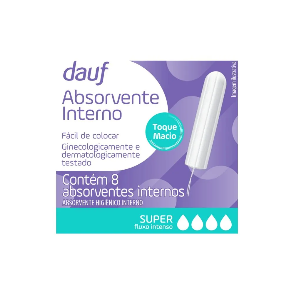 Absorvente Dauf Interno Super 8 Unidades
