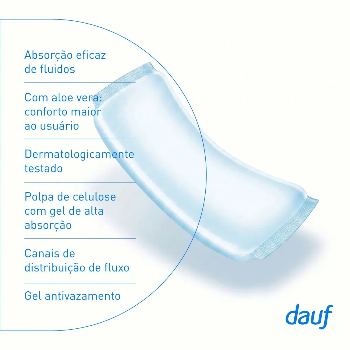 Absorvente Geriátrico Dauf Protect Tamanho Unico 20 Unidades — foto 3