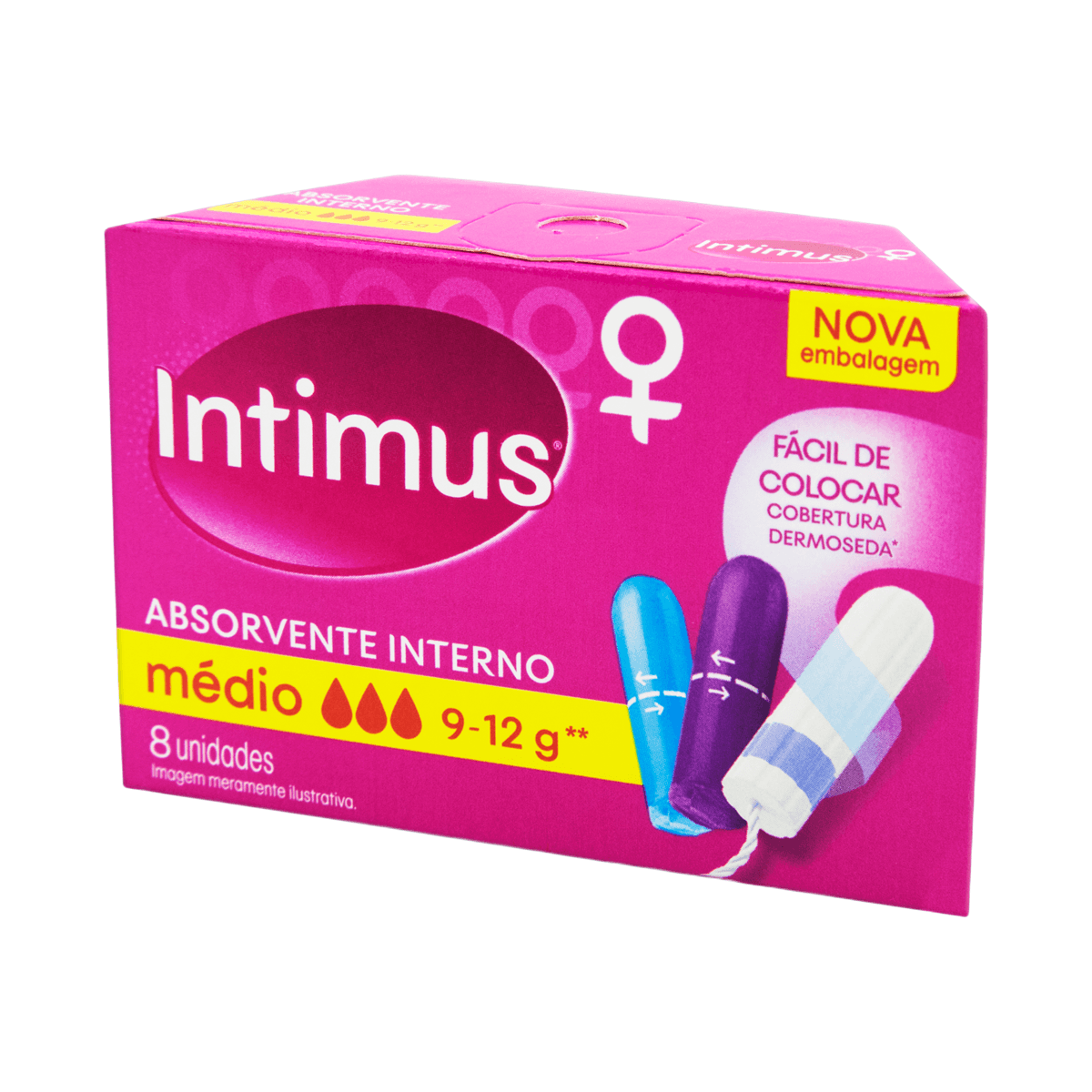 Absorvente Interno Intimus Discreto Médio 8 Unidades — foto 3