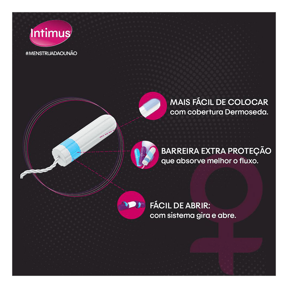 Absorvente Interno Intimus Discreto Médio 8 Unidades — foto 4