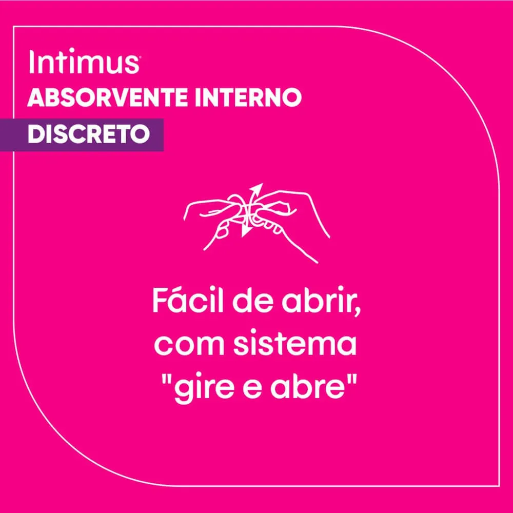 Absorvente Interno Intimus Discreto Super 16 Unidades — foto 9