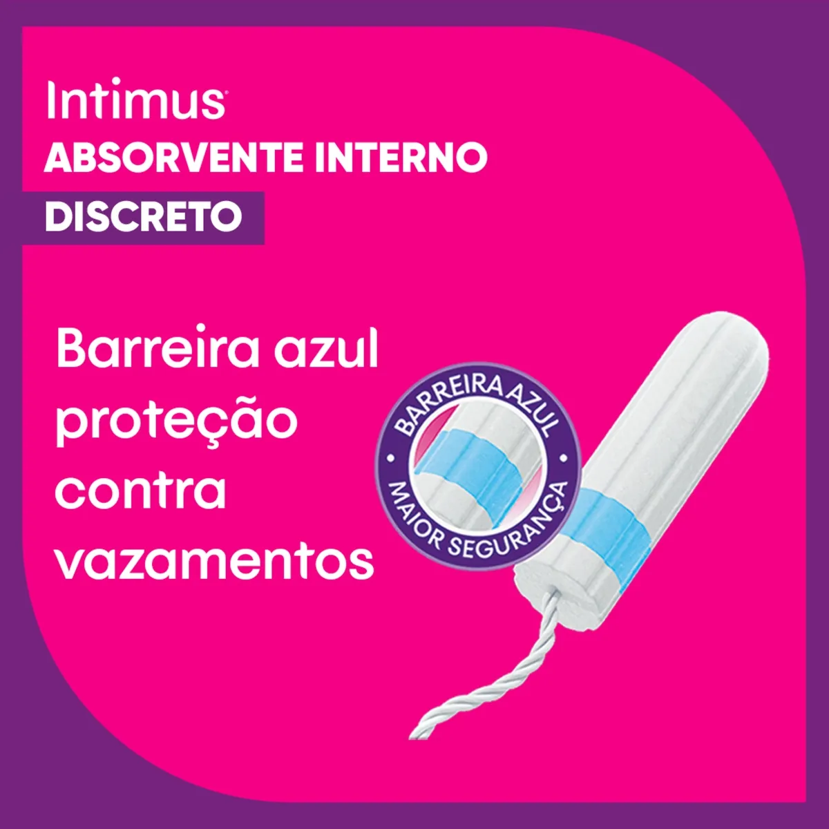 Absorvente Interno Intimus Discreto Super 8 Unidades — foto 2