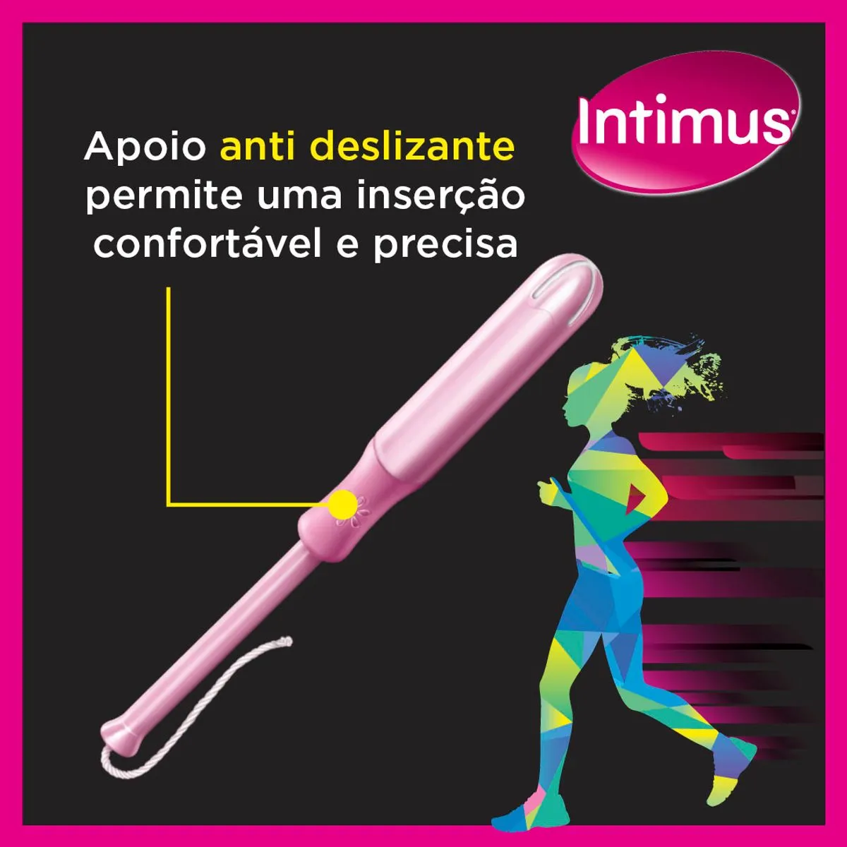 Absorvente Interno Intimus Sport Médio com Aplicador 8 Unidades — foto 3