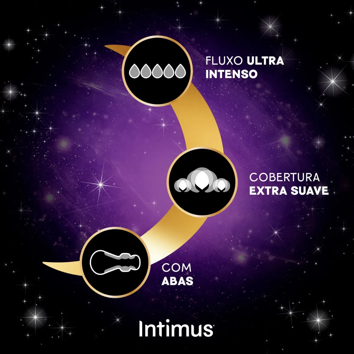 Absorvente Intimus Noturno Suave Extra Longo Com Abas 10 Unidades — foto 6