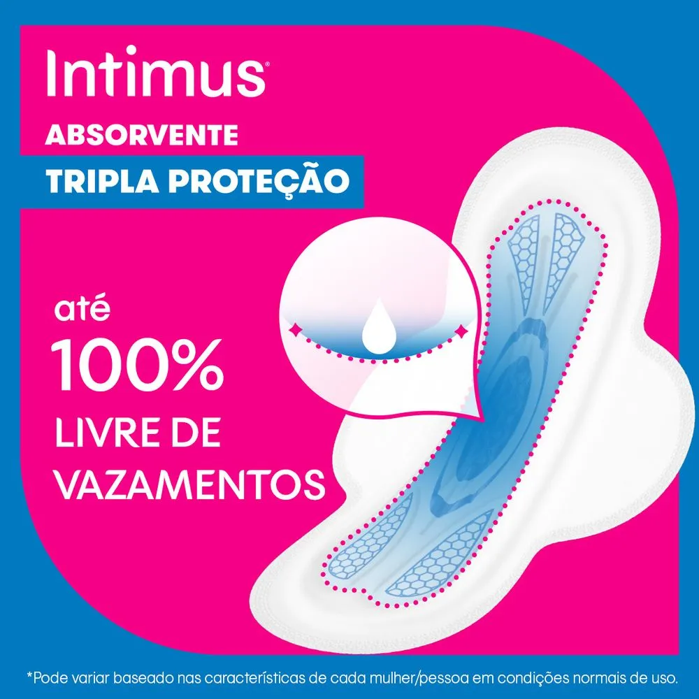 Absorvente Intimus Toda Protegida Dia Seca Com abas - 32 un — foto 10