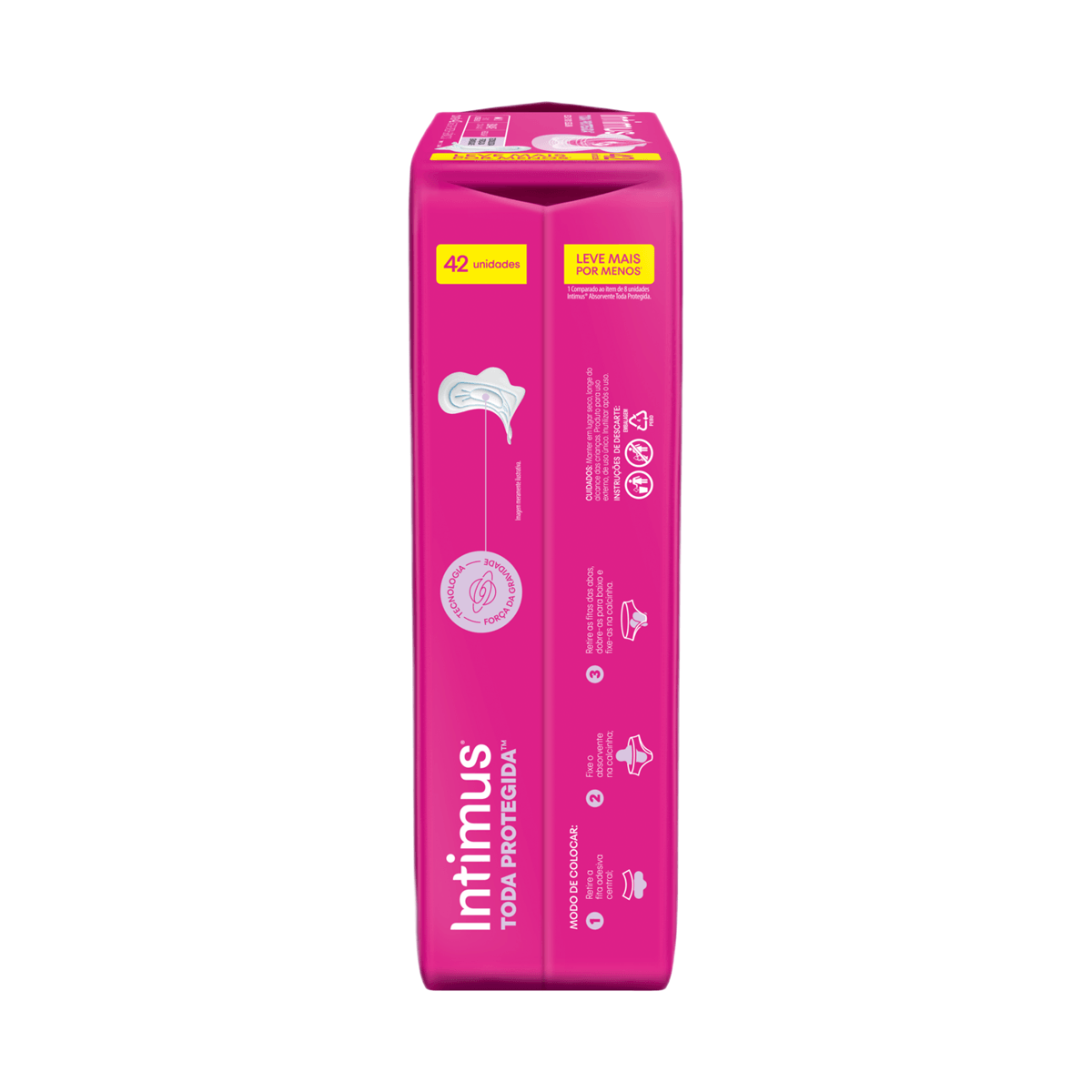 Absorvente Intimus Toda Protegida Dia Suave Com abas - 42 un — foto 2