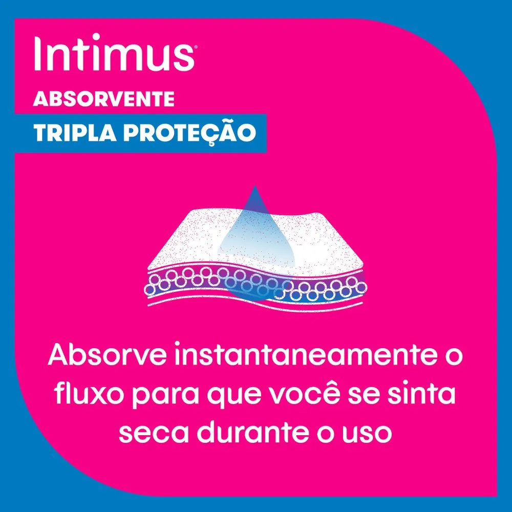 Absorvente Intimus Toda Protegida Dia Suave Com abas - 42 un — foto 11