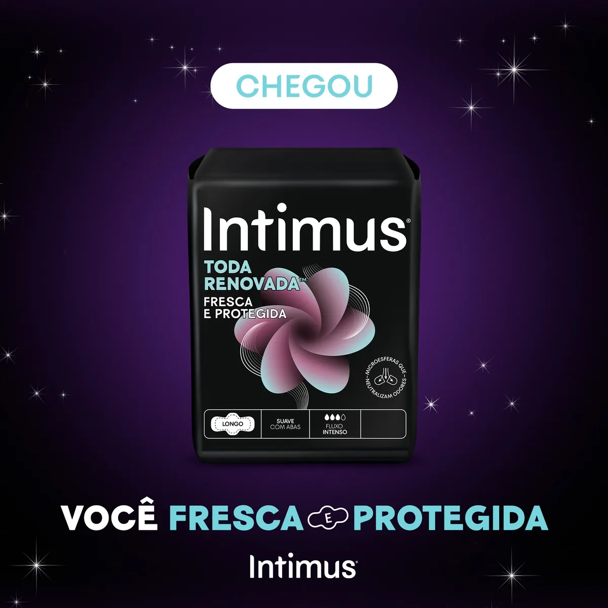 Absorvente Intimus Toda Renovada Noite Suave - 28 un — foto 2