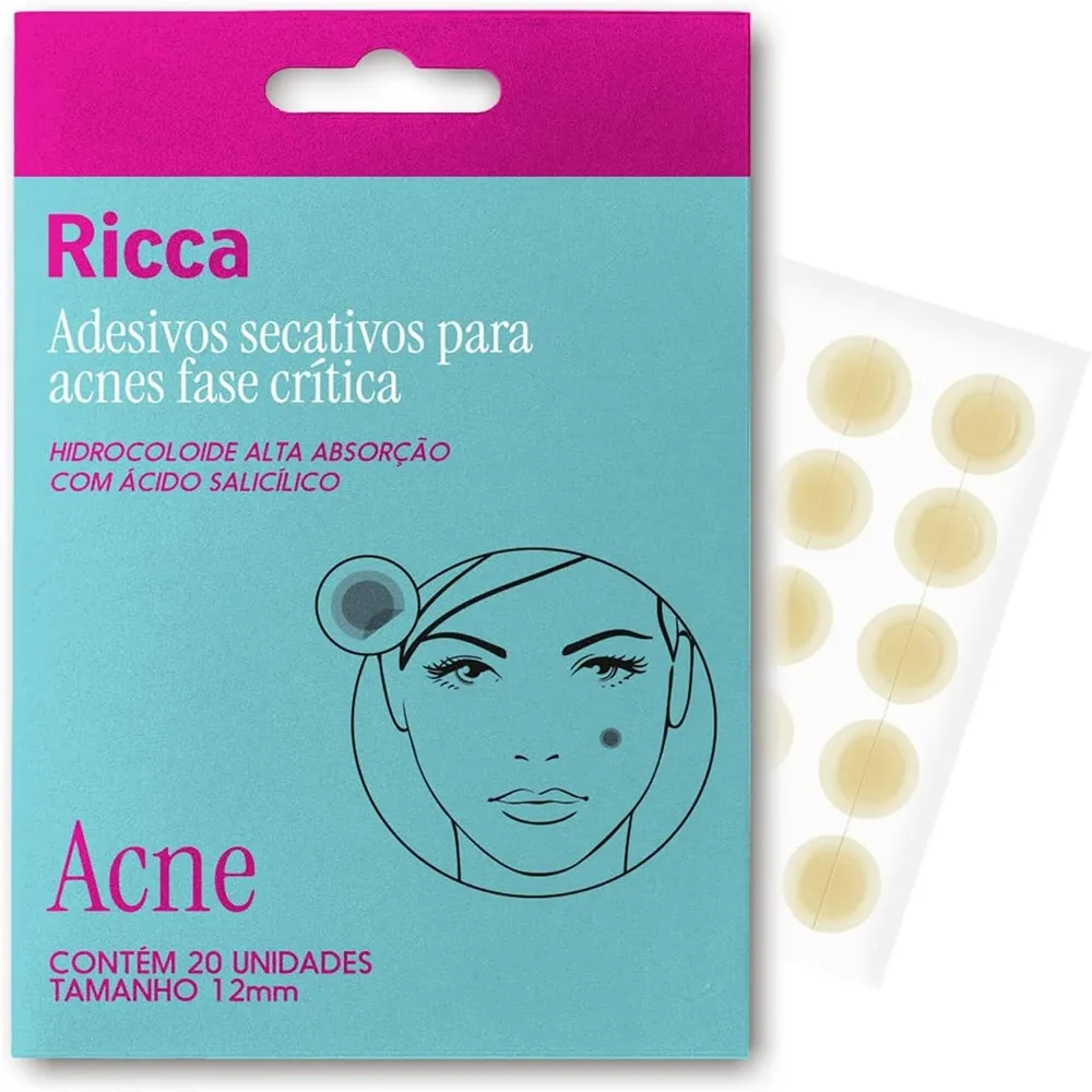 Adesivos Secativos Para Acnes Ricca Fase Crítica — foto 2