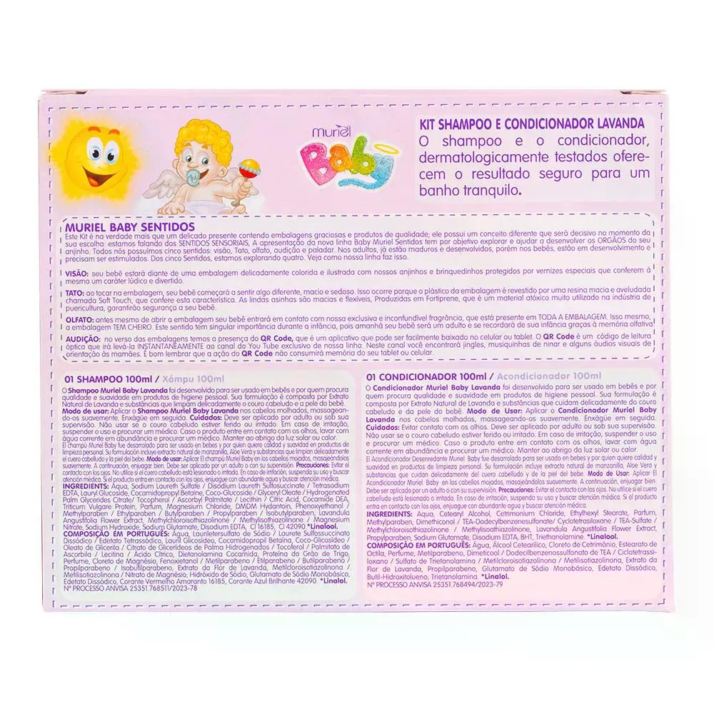 Água de Colônia Muriel Baby Lavanda 100ml — foto 3