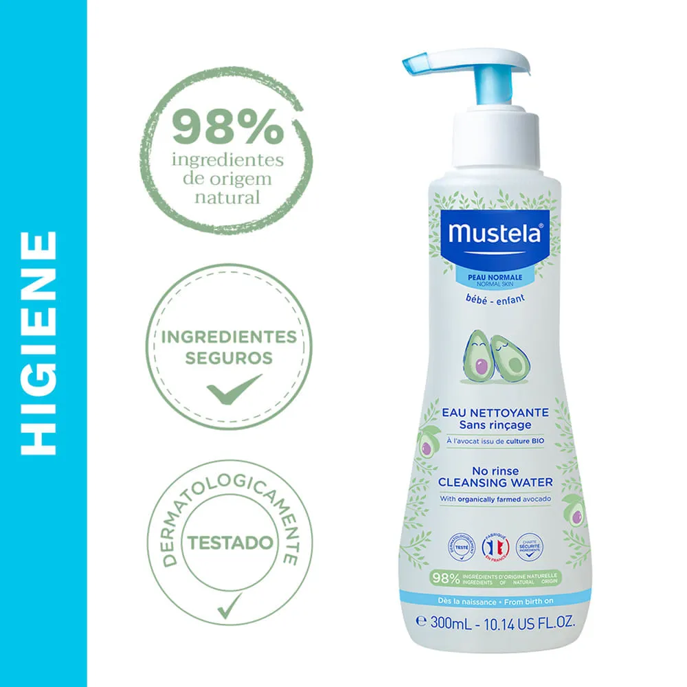 Água de Limpeza Mustela Bebê Sem Enxágue 300ml — foto 4
