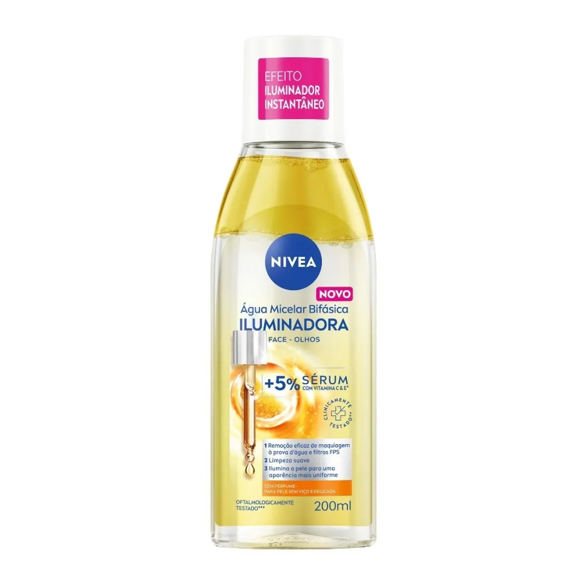 Água Micelar Bifásica Nivea Iluminadora 200ml