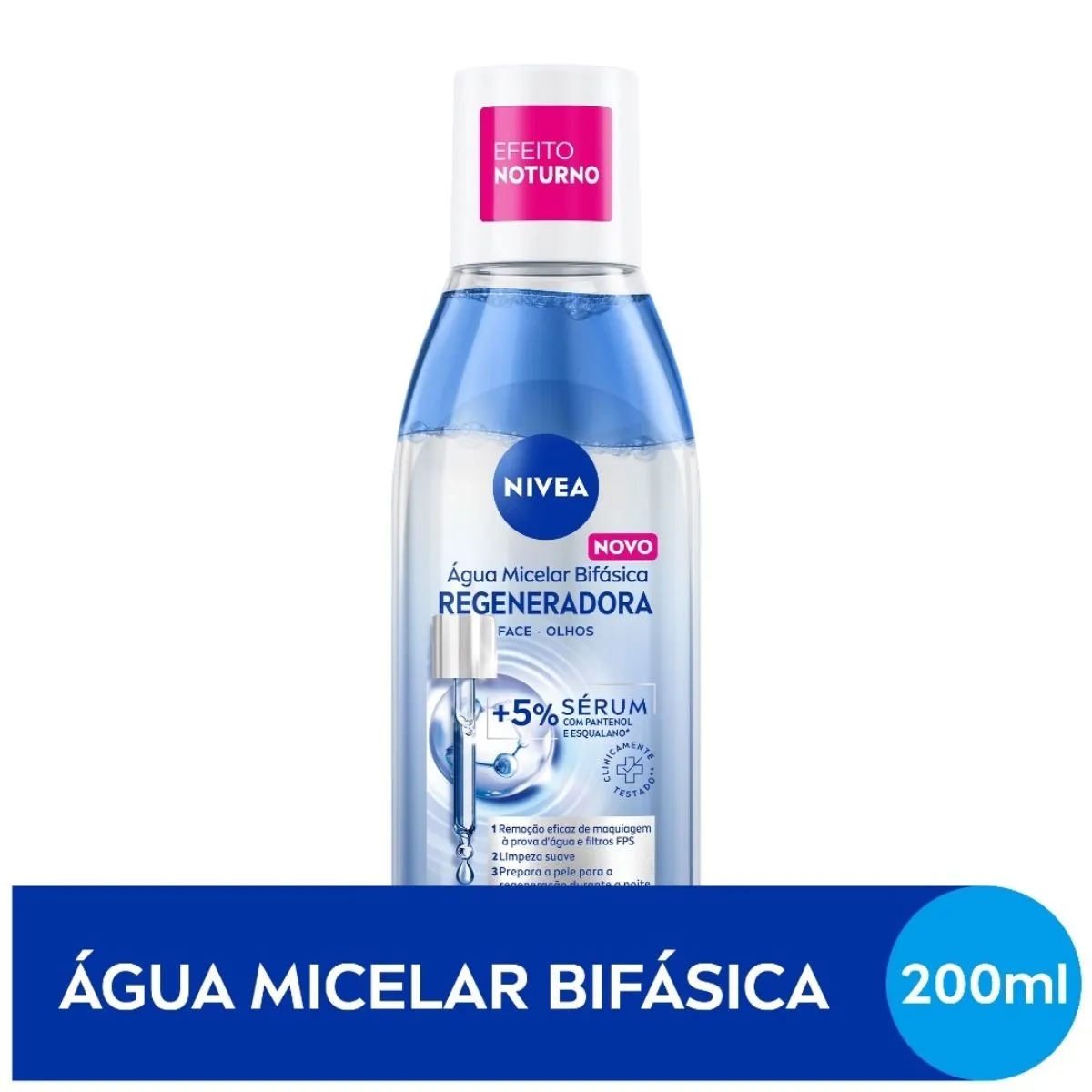 Água Micelar Bifásica Nivea Regeneradora 200ml — foto 2