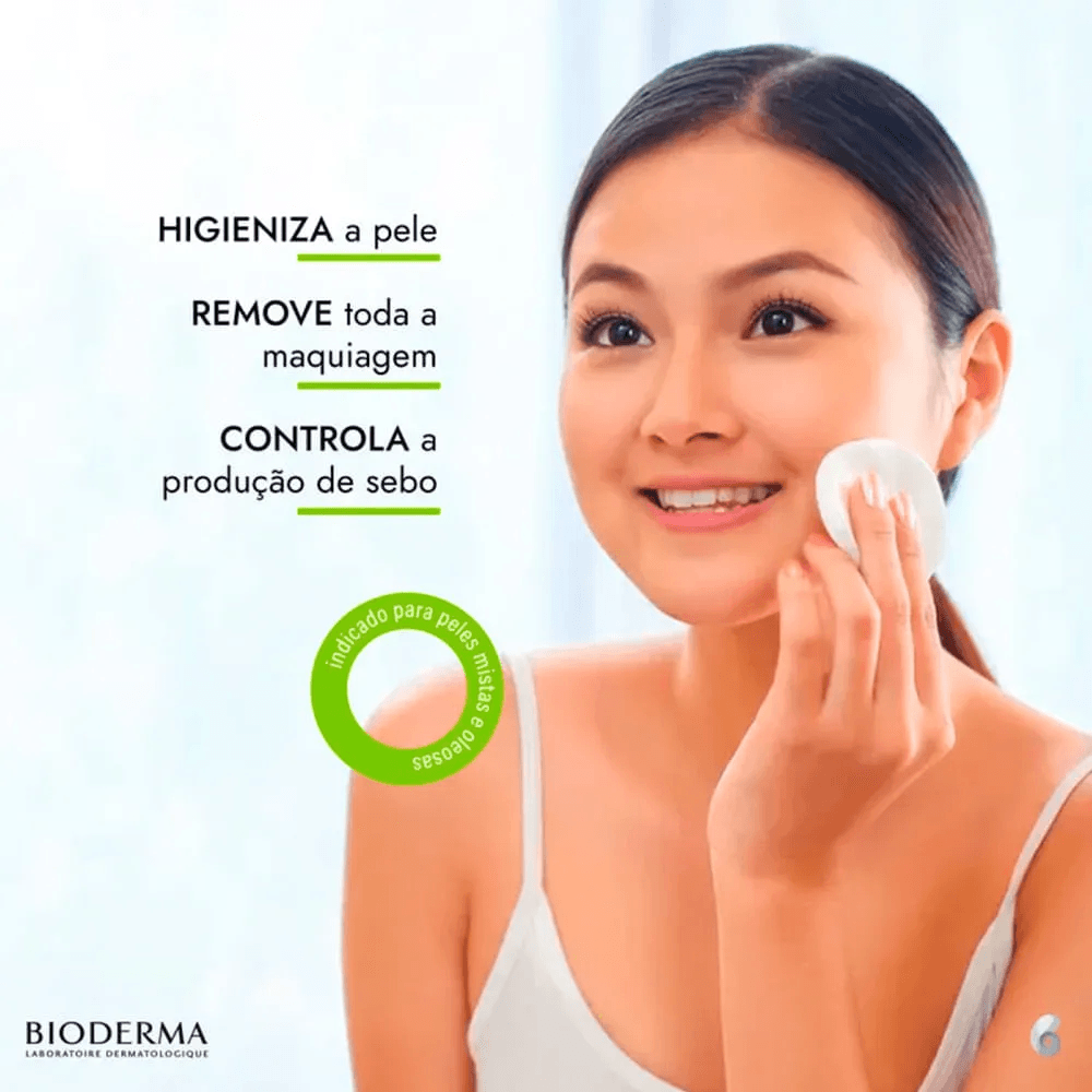 Água Micelar Bioderma Sébium H2O 100ml 2 Unidades — foto 5