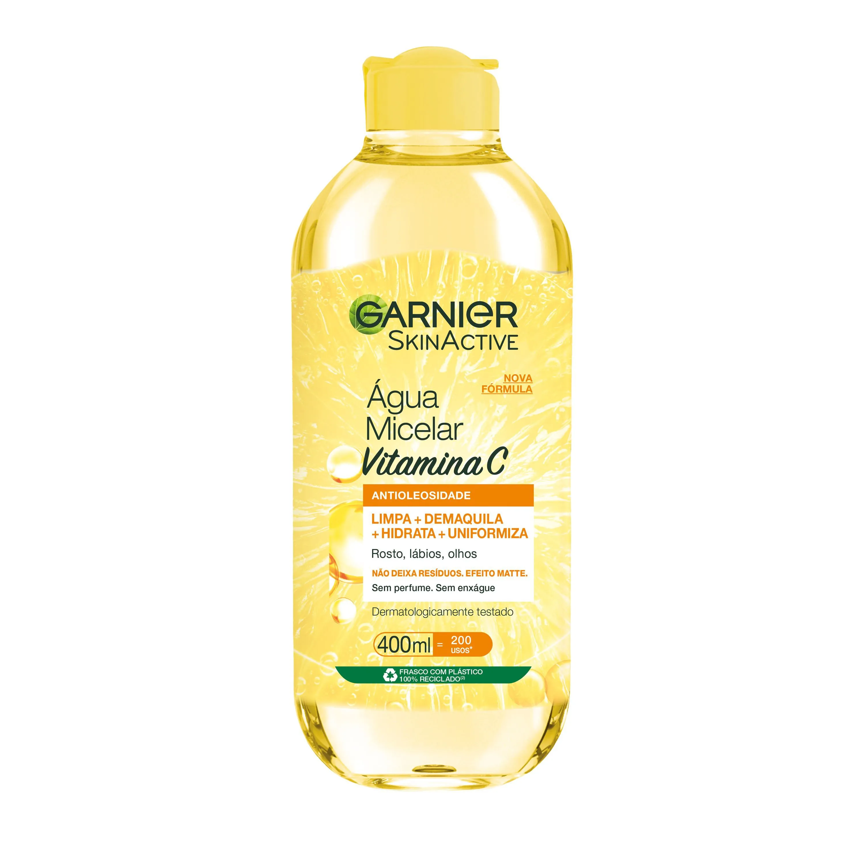 Água Micelar Garnier SkinActive Antioleosidade com Vitamina C 400ml