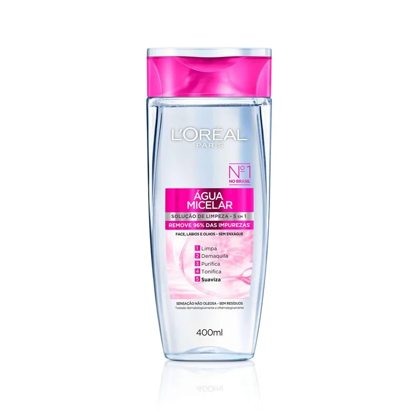 Água Micelar L'Oréal Paris 5 em 1 400ml