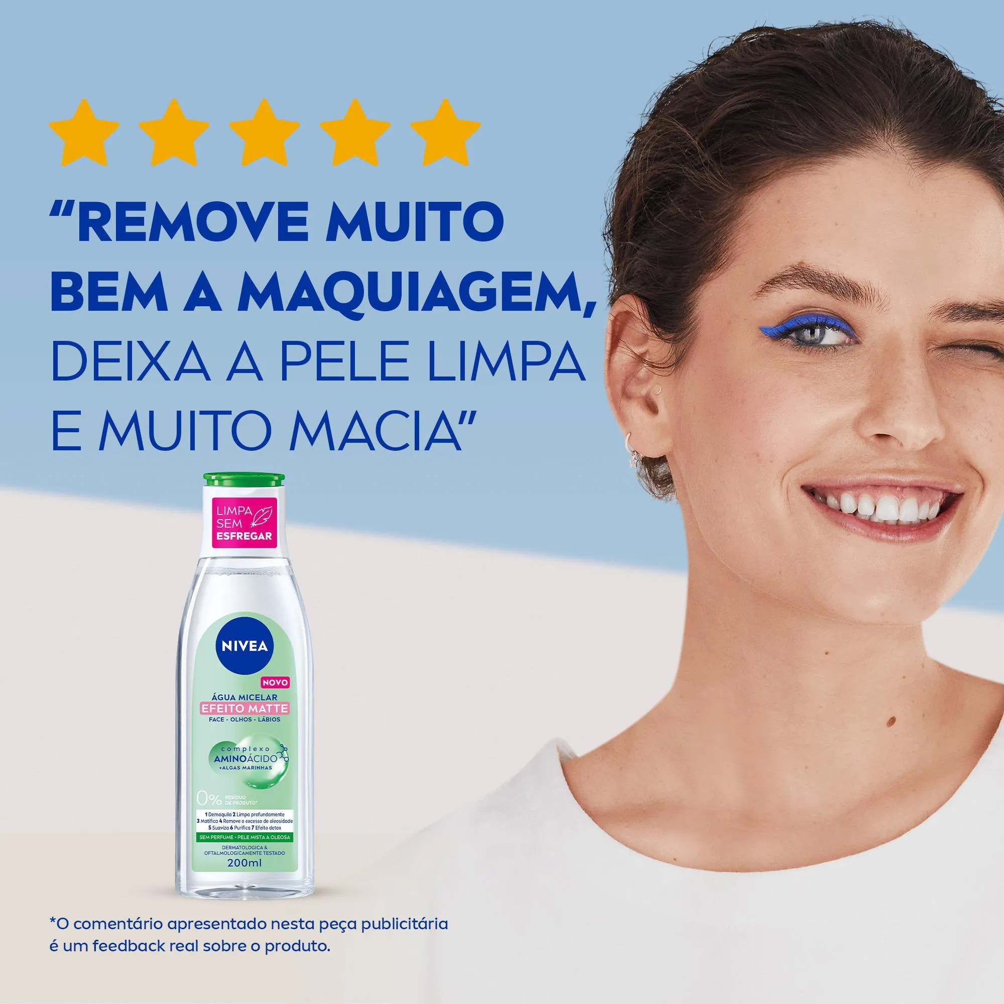Água Micelar Nivea MicellAir 7 em 1 Efeito Matte 200ml — foto 8