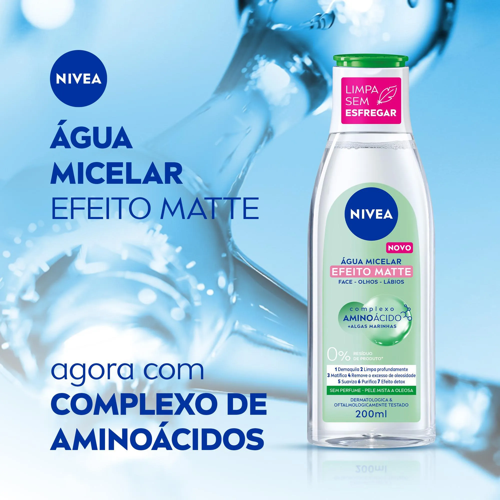 Água Micelar Nivea MicellAir 7 em 1 Efeito Matte 200ml — foto 4