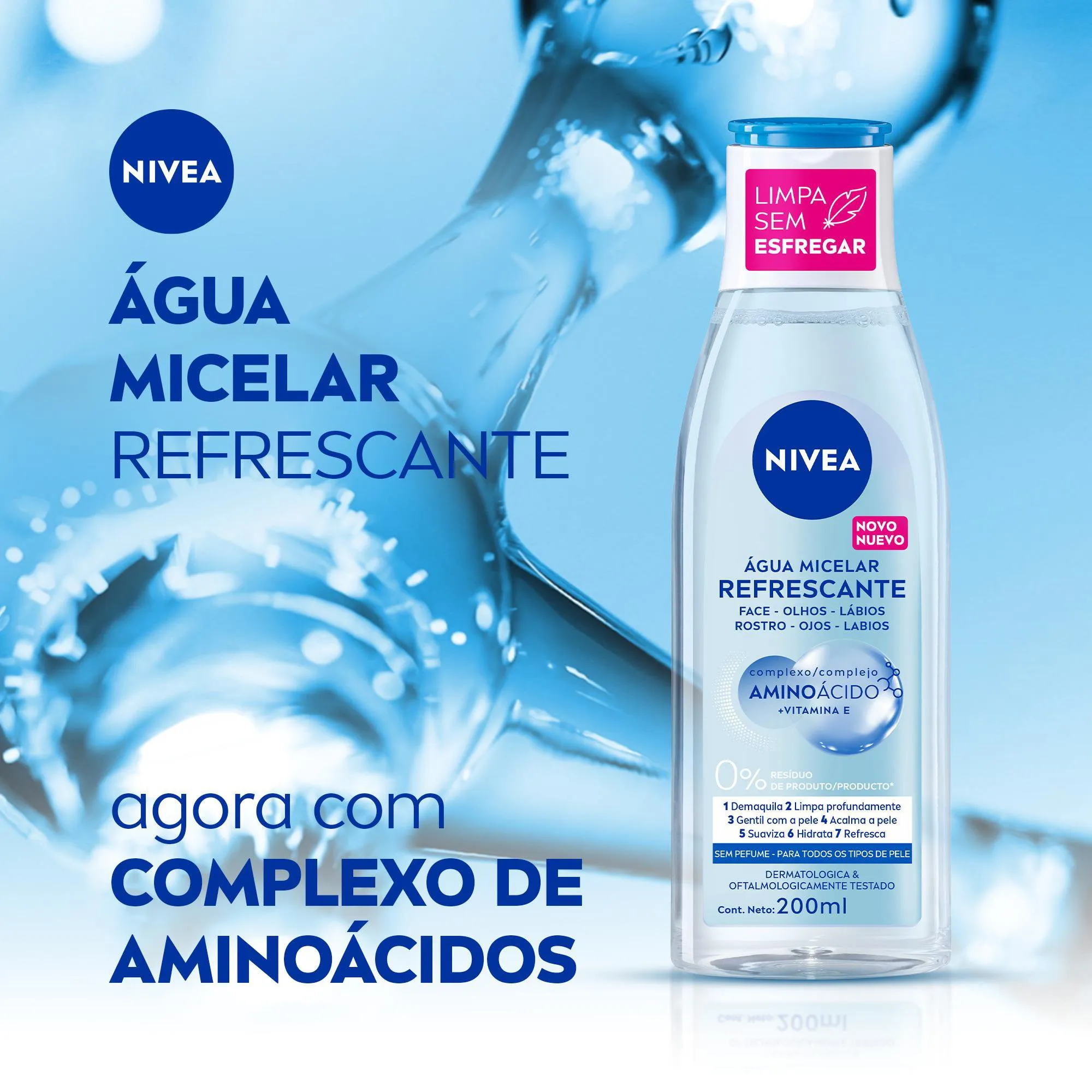 Água Micelar Nivea Solução de Limpeza 7 em 1 200ml — foto 4