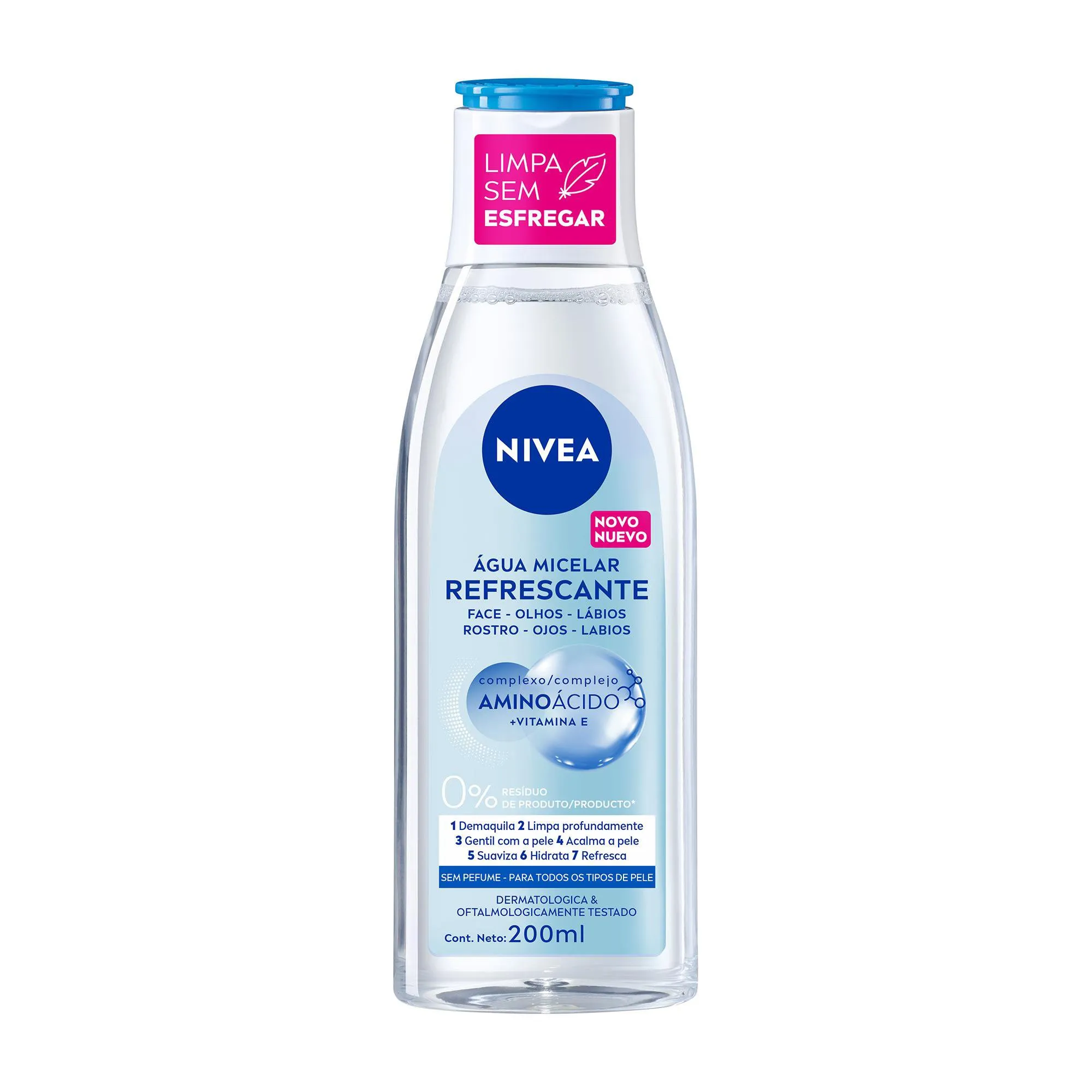 Água Micelar Nivea Solução de Limpeza 7 em 1 200ml