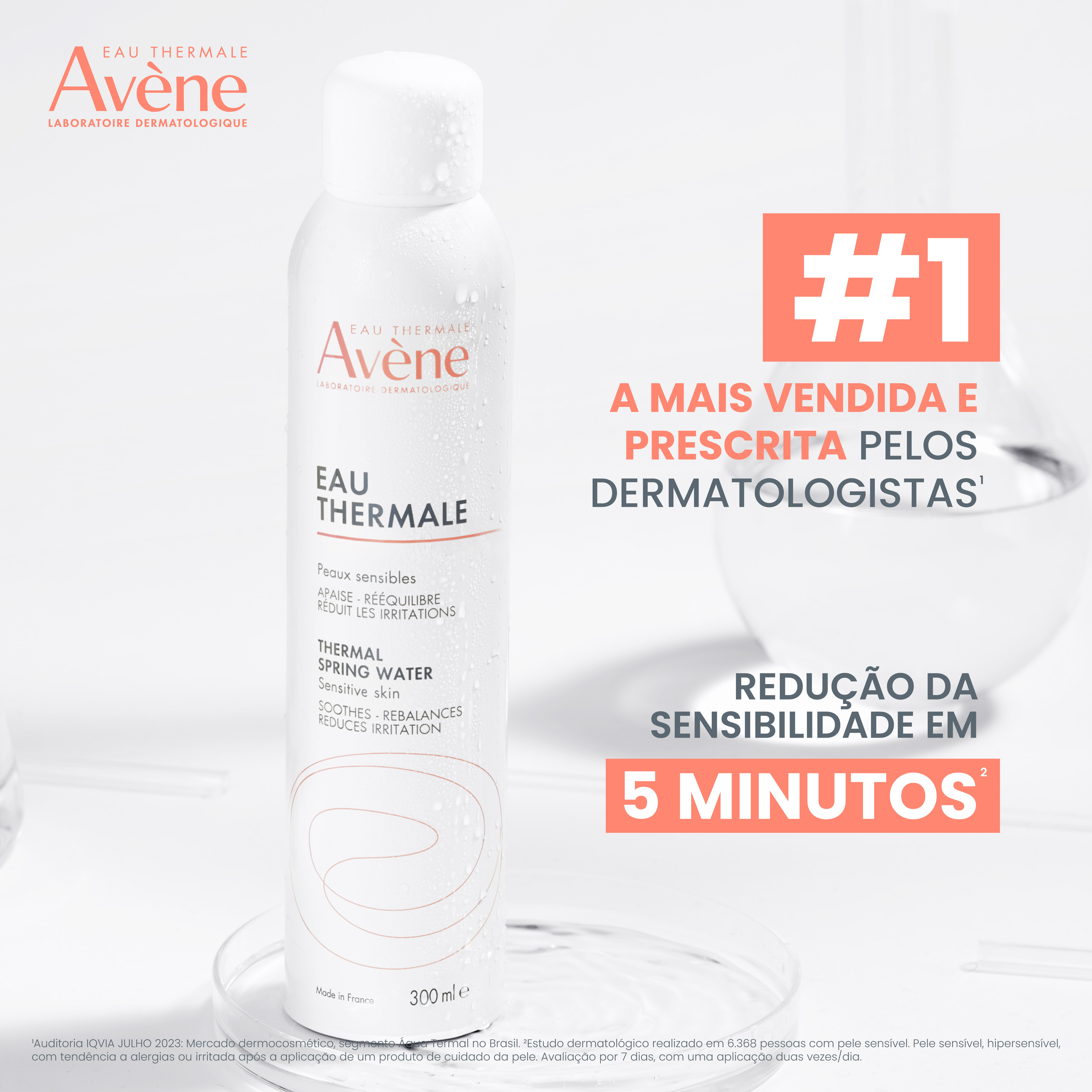 Água Termal Facial Avène Eau Thermale 300ml — foto 4