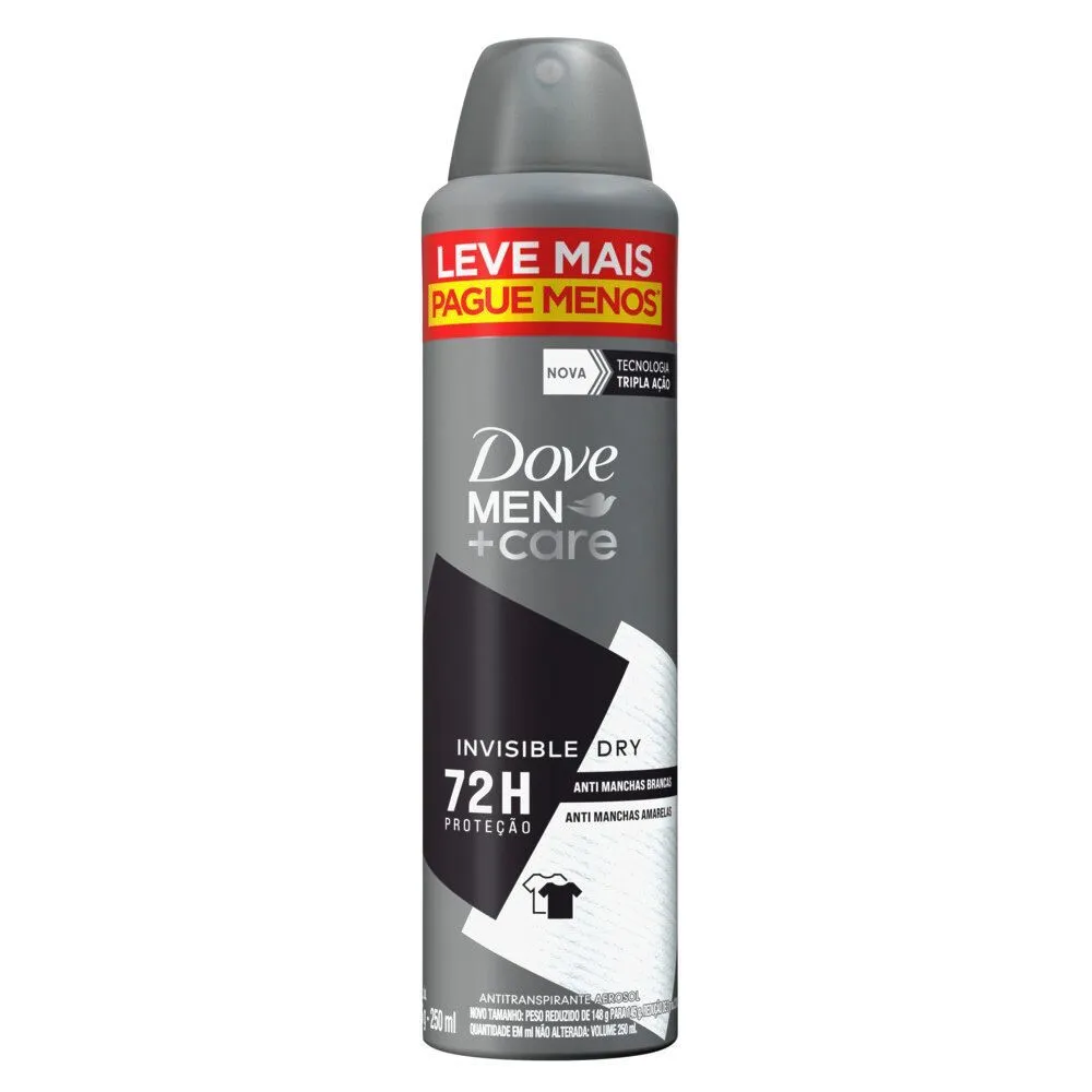 Antitranspirante Aerosol Dove Men+Care Invisible Dry 250ml — foto 2