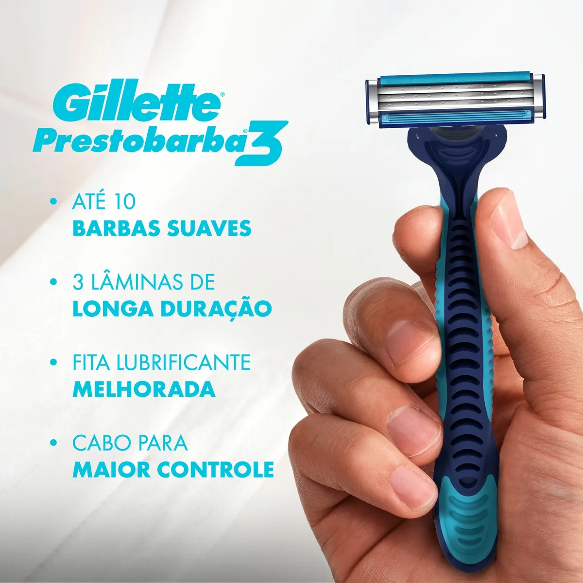 Aparelho de Barbear Descartável Gillette Prestobarba 3 Cool 2 Unidades — foto 2