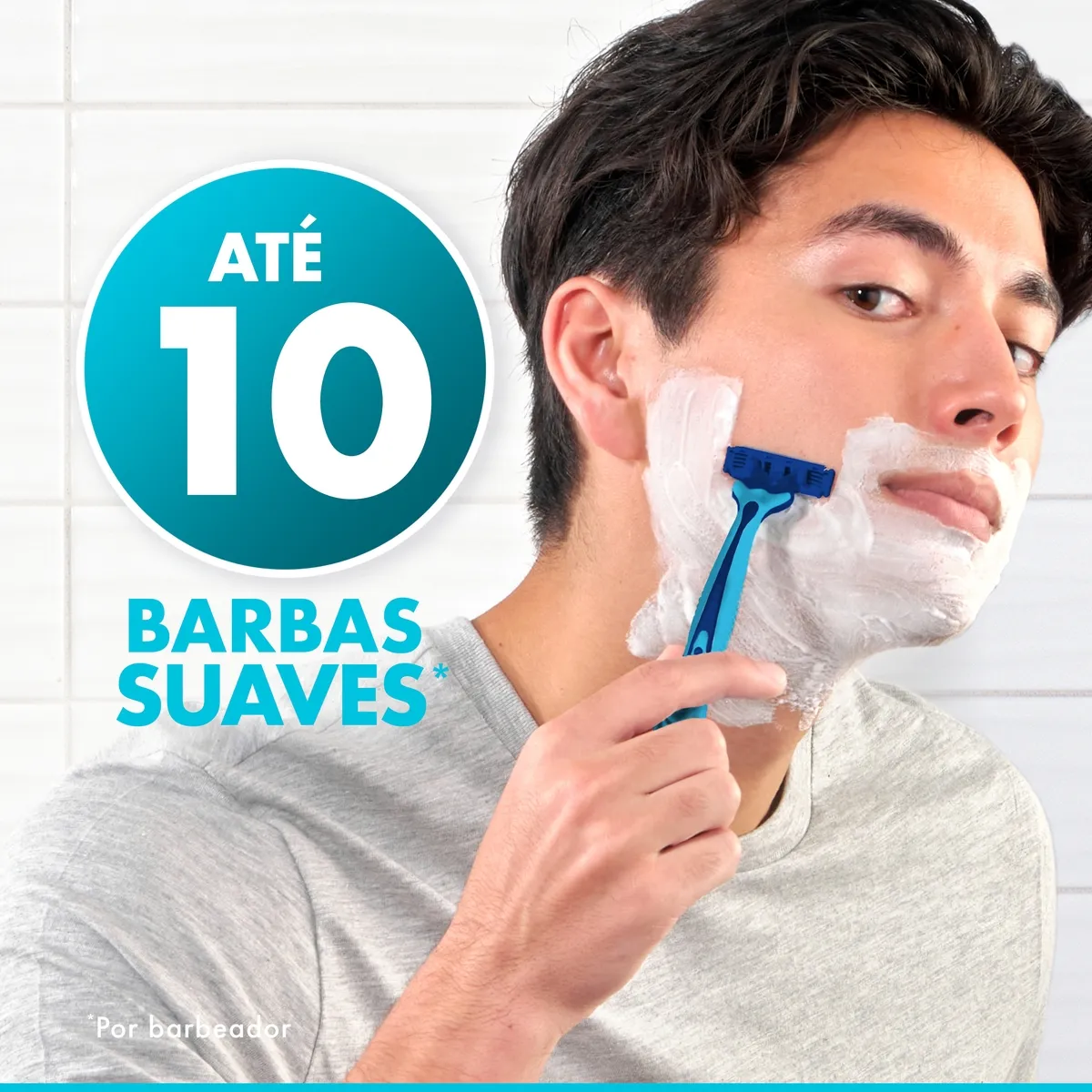 Aparelho de Barbear Descartável Gillette Prestobarba 3 Cool 2 Unidades — foto 3