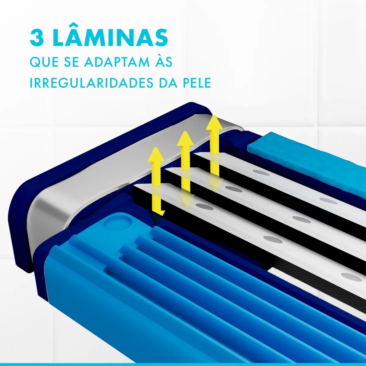 Aparelho de Barbear Descartável Gillette Prestobarba 3 Cool 2 Unidades — foto 5