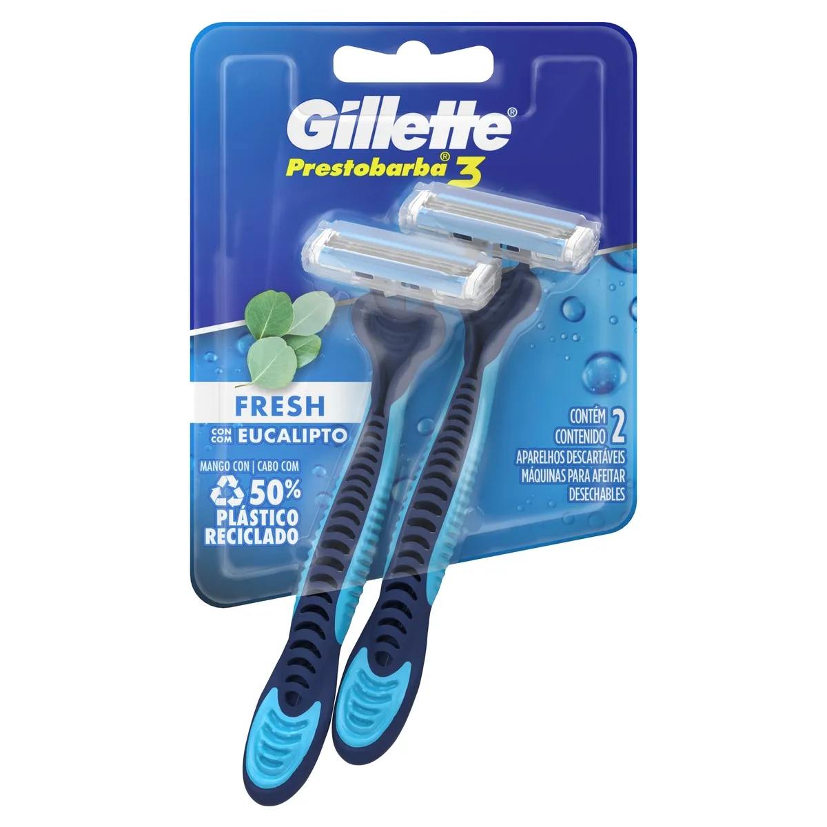 Aparelho de Barbear Descartável Gillette Prestobarba 3 Cool 2 Unidades — foto 8