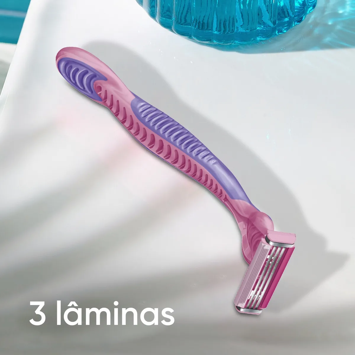 Aparelho de Depilação Descartável Gillette Prestobarba 3 Feminino 4 Unidades — foto 4