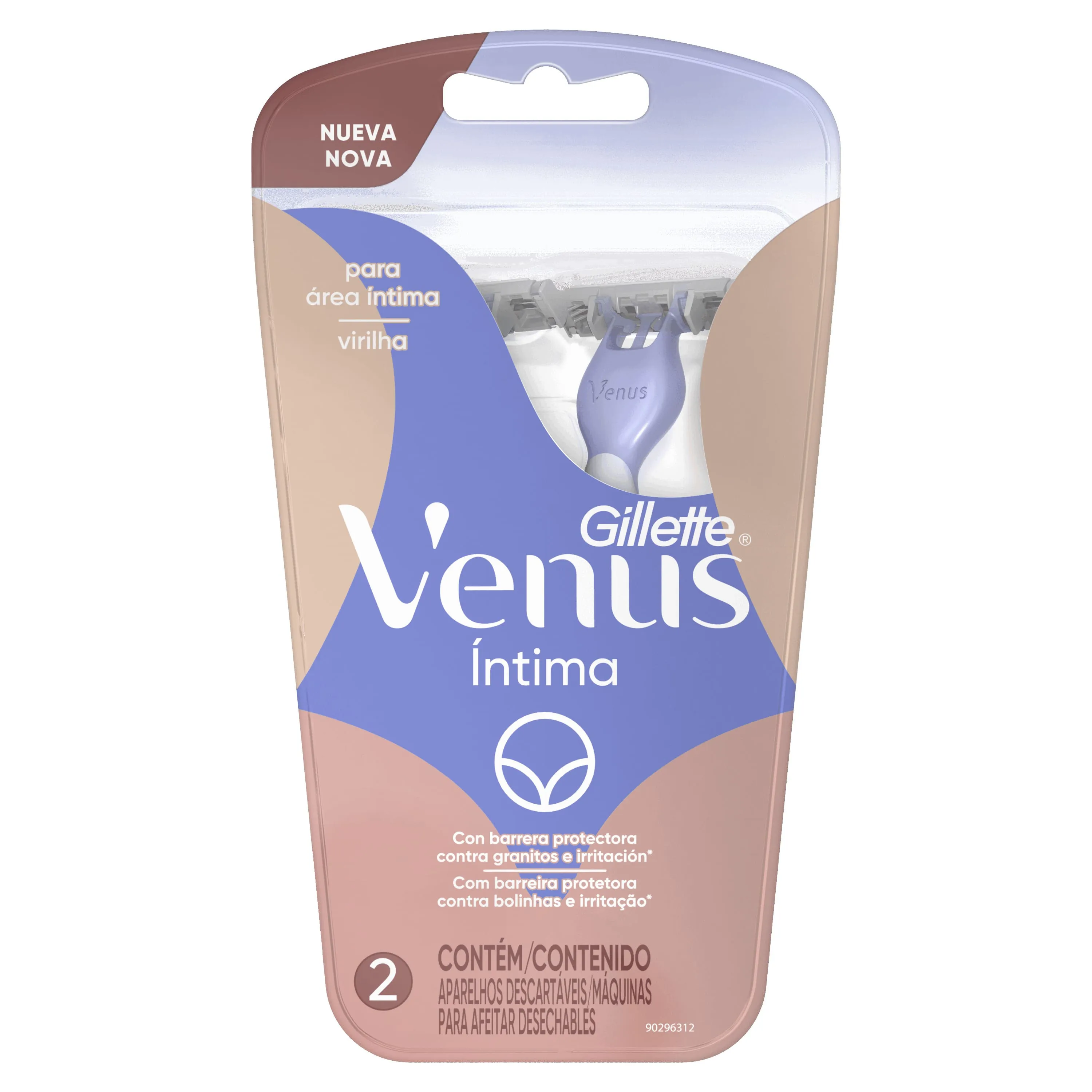 Aparelho de Depilação Descartável Gillette Venus Especial para Área Íntima 2 Unidades