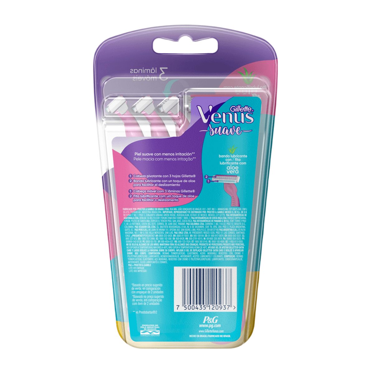 Aparelho de Depilação Descartável Gillette Venus Suave 6 Unidades — foto 5