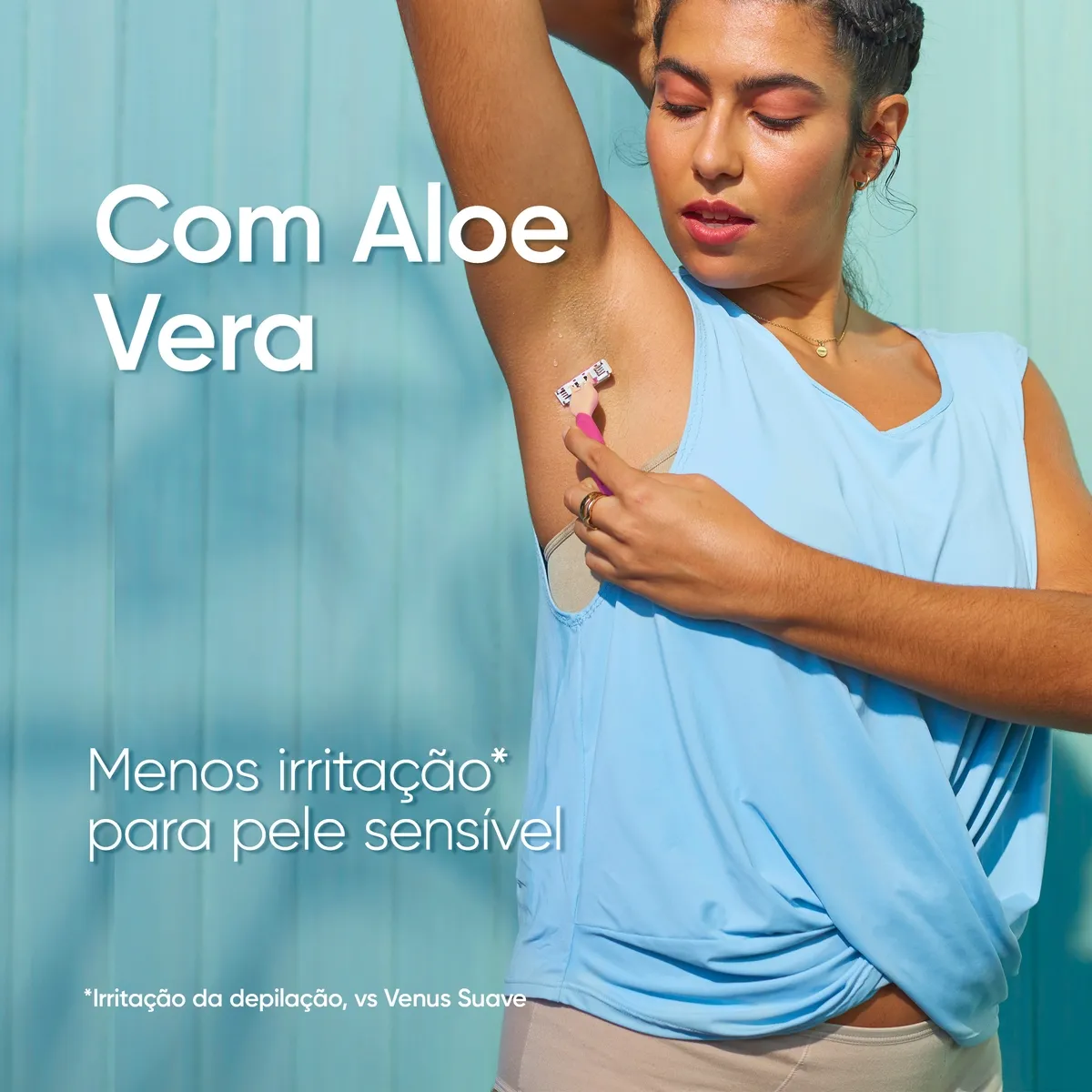 Aparelho de Depilação Descartável Gillette Venus Suave Sensitive 2 Unidades — foto 3