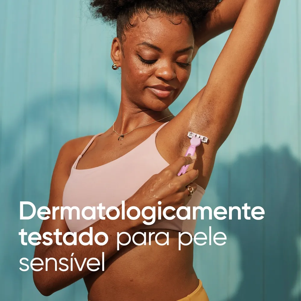 Aparelho de Depilação Descartável Gillette Venus Suave Sensitive 4 Unidades — foto 6