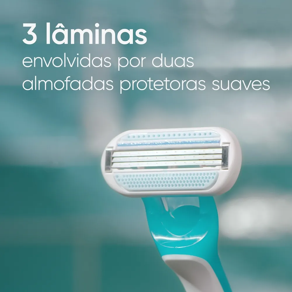 Aparelho de Depilação Descartável Gillette Venus Tropical 3 Unidades — foto 5