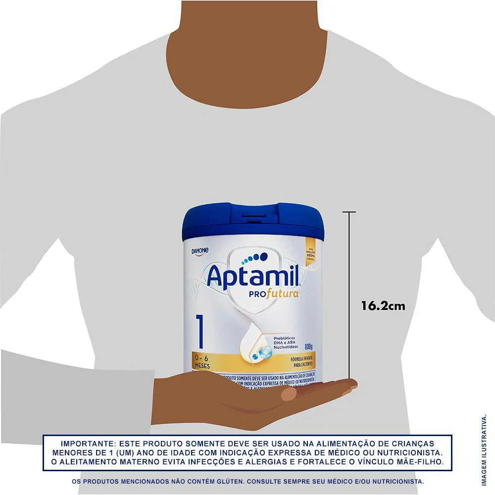 Aptamil Profutura 1 Fórmula Infantil 0 a 6 Meses 800g — foto 3