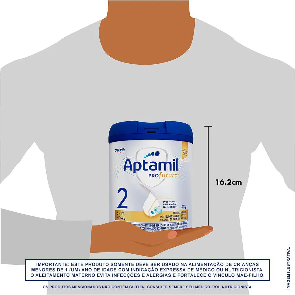 Aptamil Profutura 2 Fórmula Infantil 6 a 12 Meses 800g — foto 3
