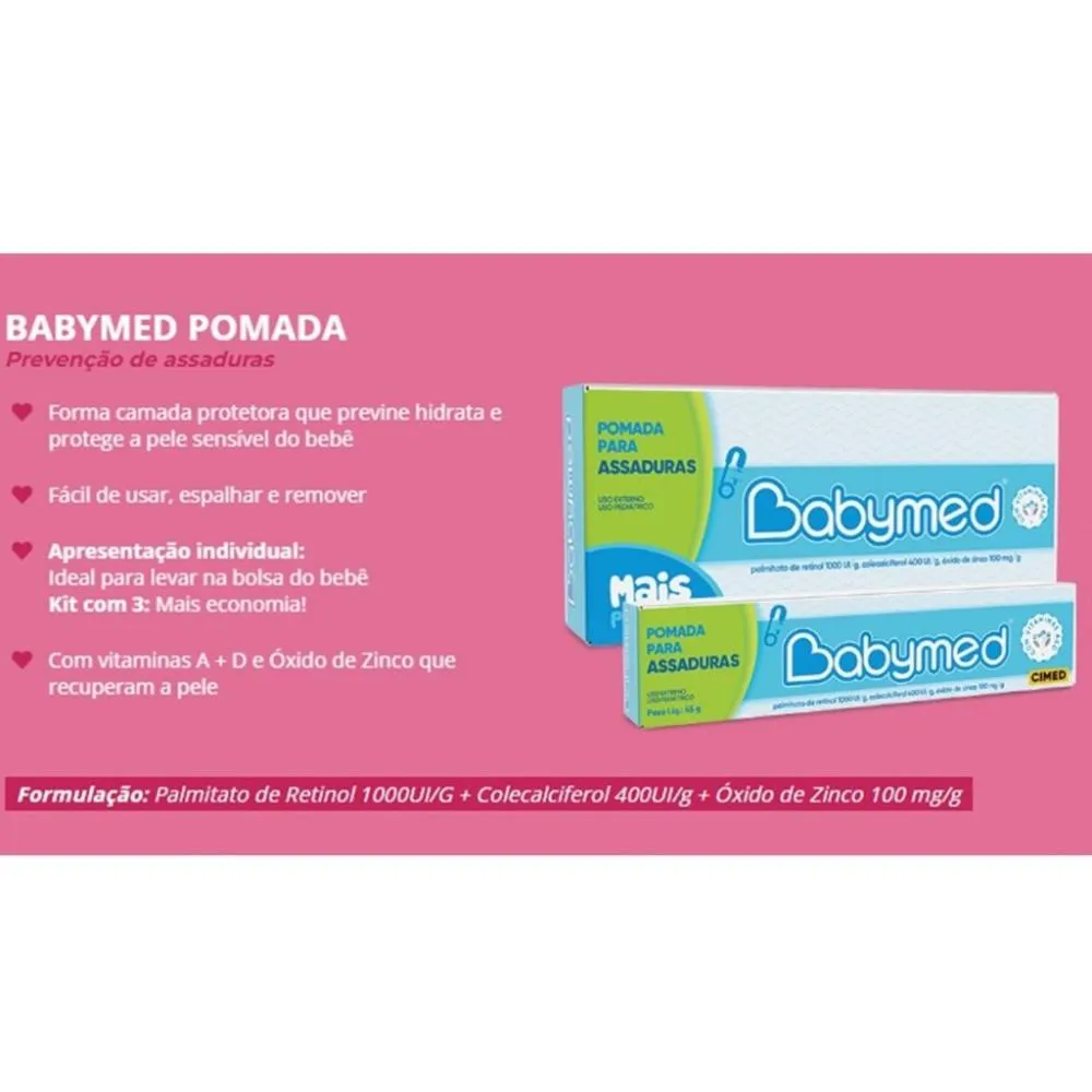 Babymed Pomada Menino - 45g - Azul — foto 5