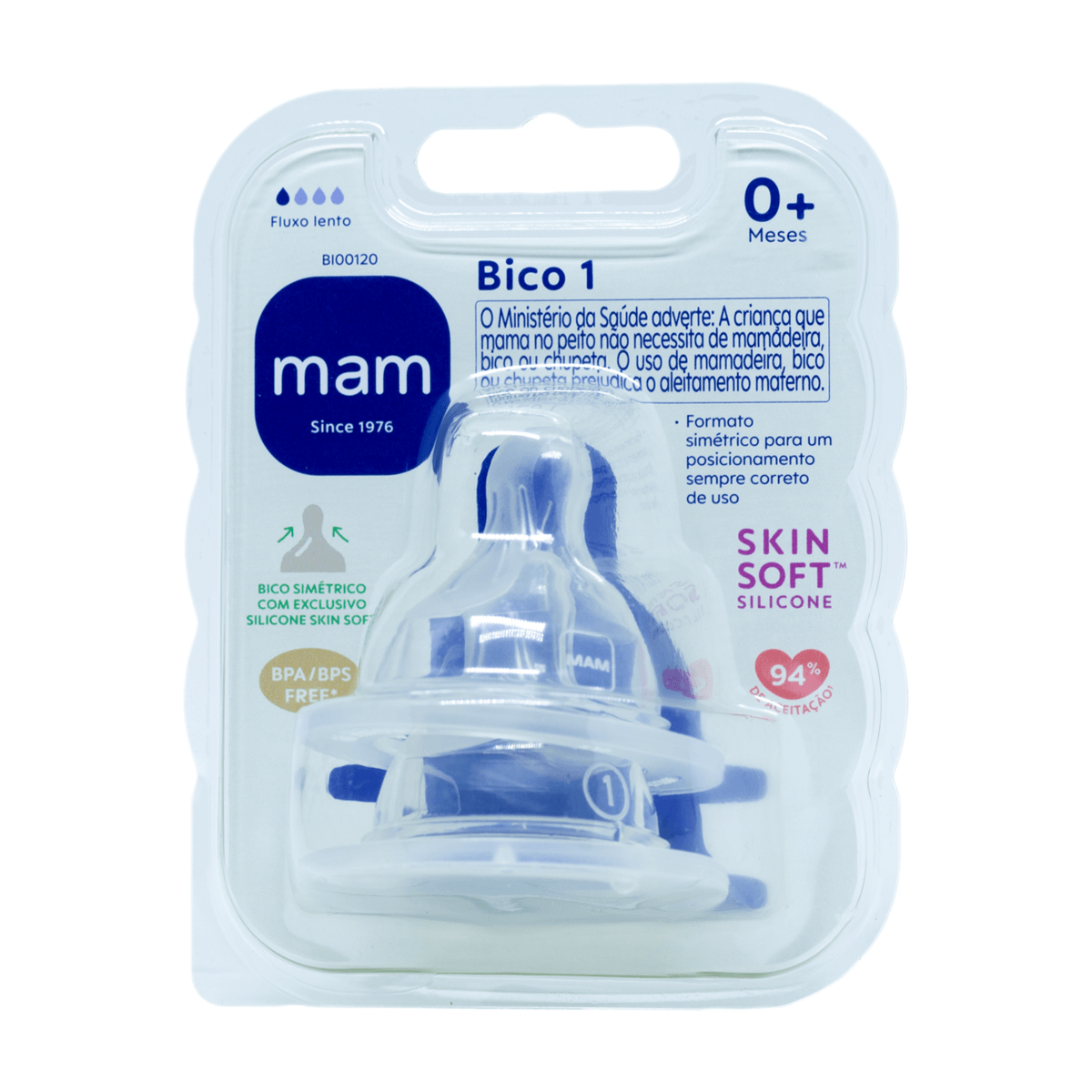 Bico 1 mam fluxo lento (0+meses)
