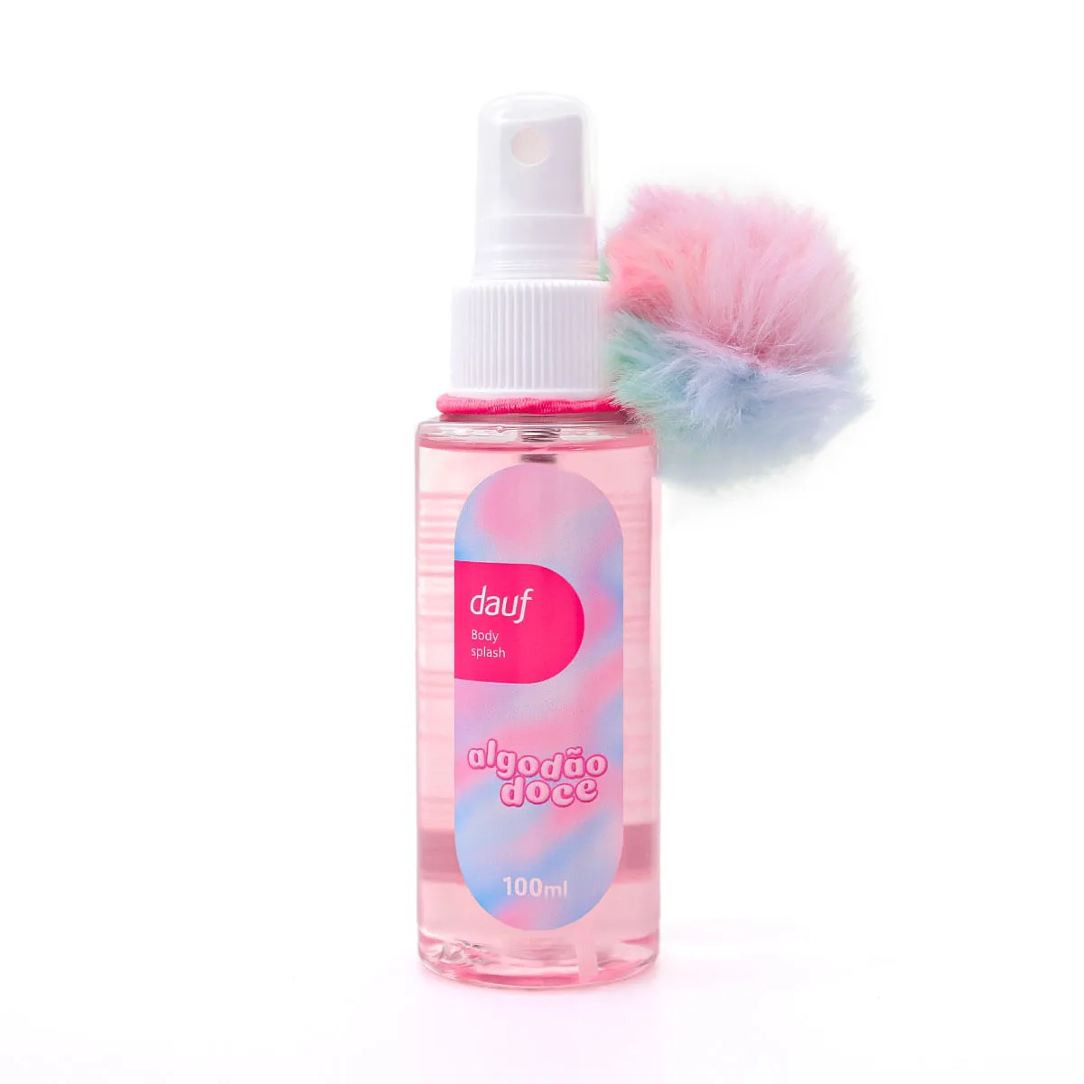 Body Splash Dauf Algodão Doce 100ml Ganhe 1 Pompom