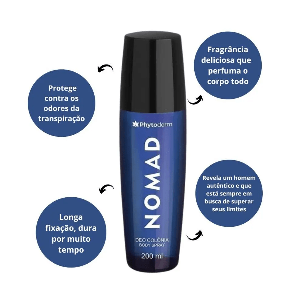 Body Splash Masculino Nomad 200ml — foto 3
