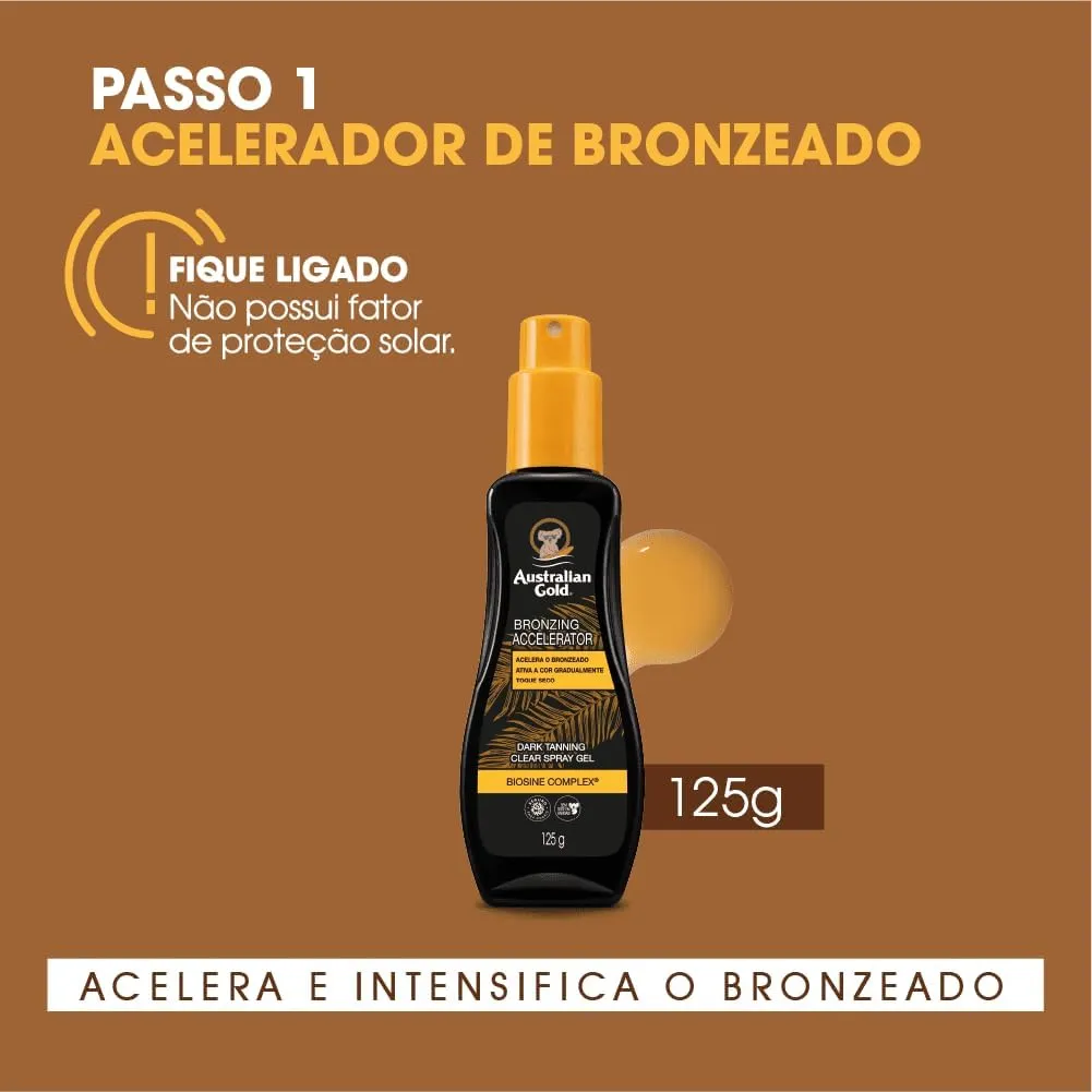 Bronzeador Australian Gold Accelerator Spray Gel 125g — foto 3