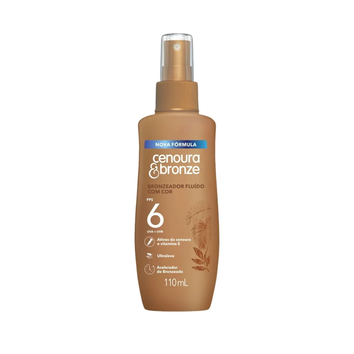 Bronzeador Cenoura & Bronze Com Cor Fps6 110ml