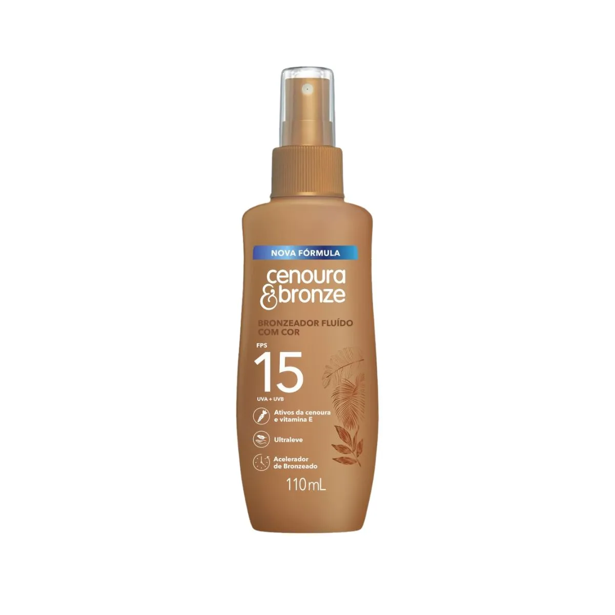 Bronzeador Cenoura & Bronzecom Cor Fps15 Spray 110ml