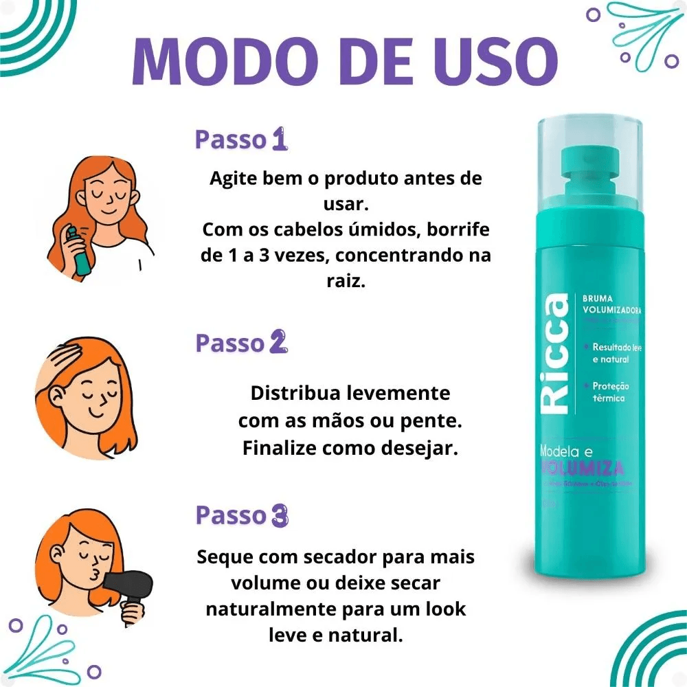 Bruma Volumizadora Ricca 150ml — foto 3