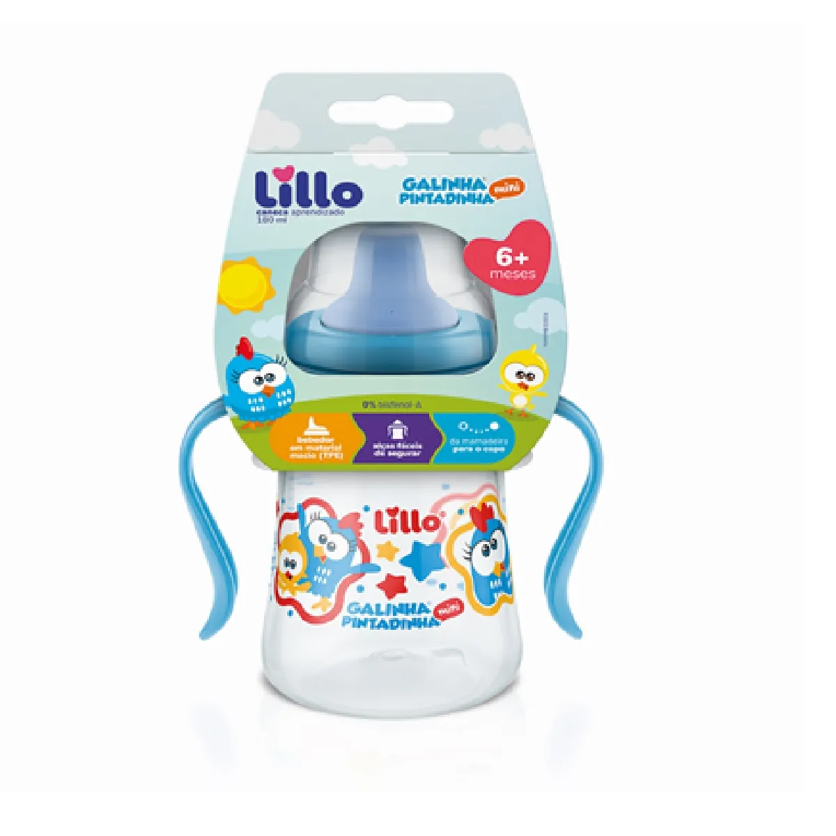 Caneca Lillo Galinha Pintadinha 6+ Meses 180ml