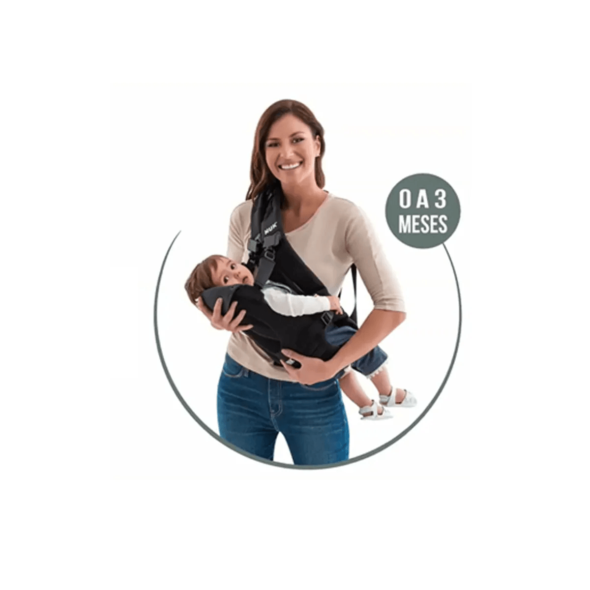 Canguru NUK Supreme Comfort 4 em 1 Ergonômico 1 Unidade — foto 4